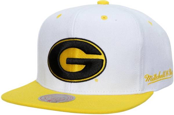 Mitchell & Ness Men's Grambing State Tigers White Dropback Adjustable Snapback Hat product image