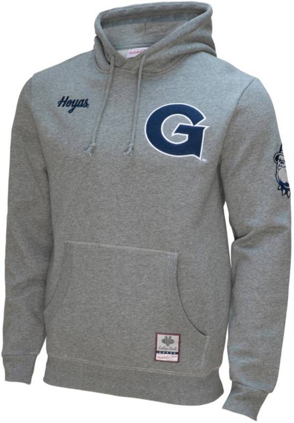 Mitchell & Ness Men's Georgetown Hoyas Grey Champ City Fleece Hoodie product image