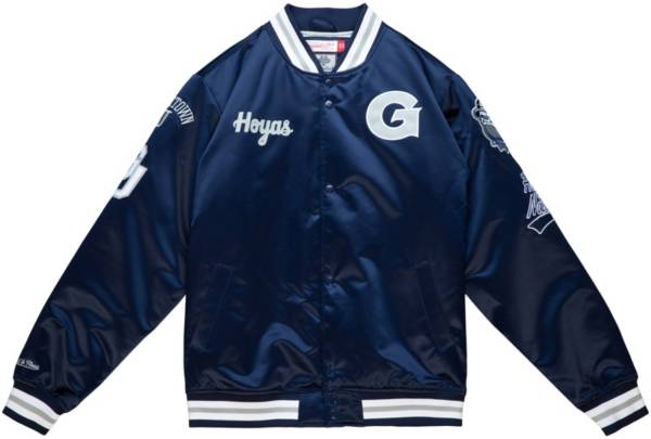 Mitchell & Ness Men's Georgetown Hoyas Blue Champ City Satin Jacket