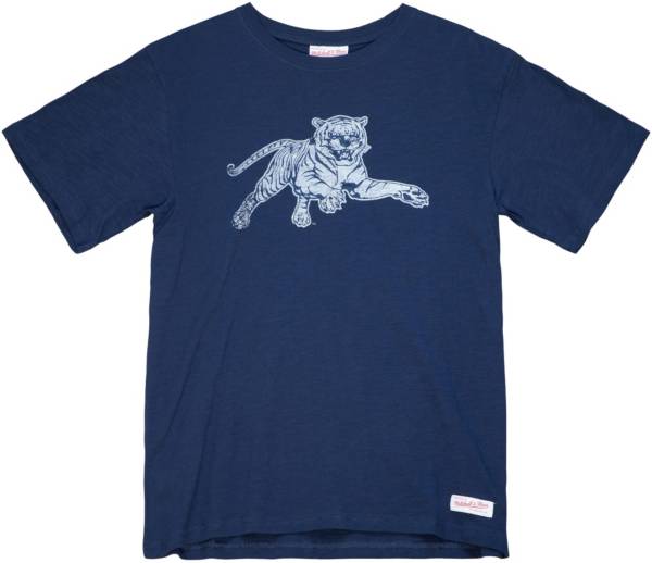 Mitchell & Ness Men's Jackson State Tigers Navy Blue Legendary Color Blocked T-Shirt