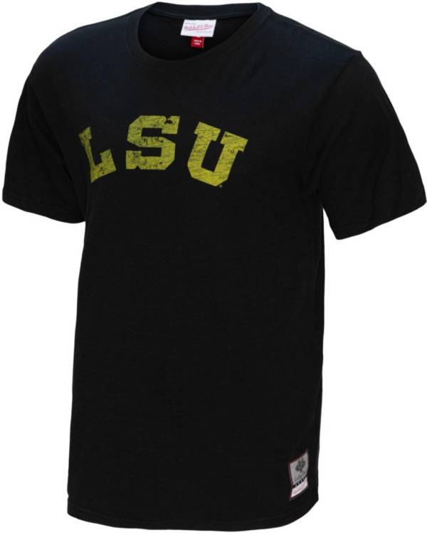 Mitchell & Ness Men's LSU Tigers Purple Legendary Color Blocked T-Shirt