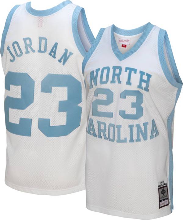 Mitchell & Ness Men's North Carolina Tar Heels Michael Jordan #23 1983-84 White Jersey
