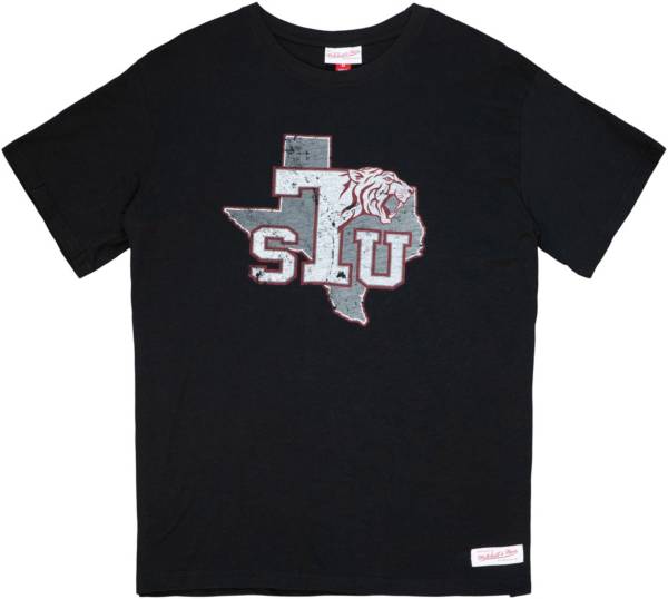 Mitchell & Ness Men's Texas Southern Tigers Grey Legendary Color Blocked T-Shirt