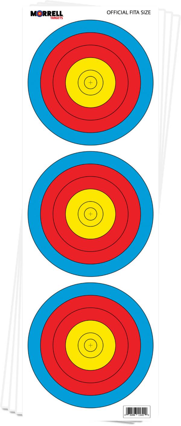 Morrell FITA Recurve Paper Archery Target – 100 Pack product image