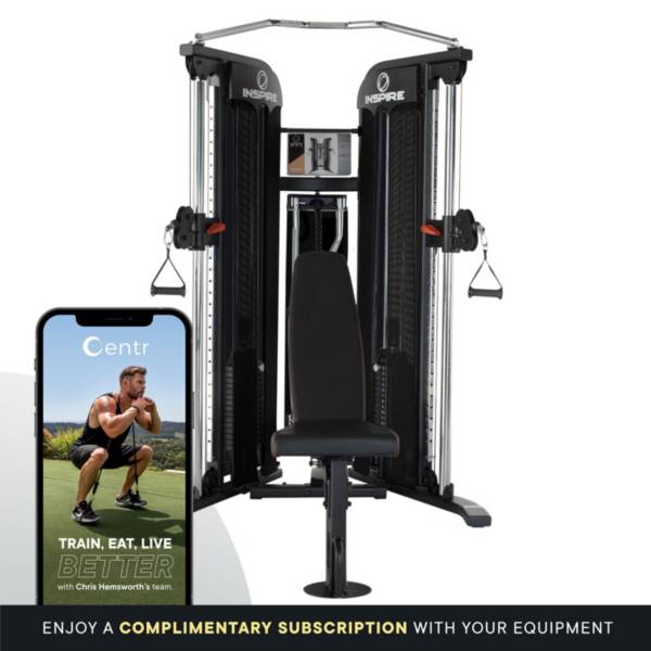 Inspire Fitness FT1 Functional Trainer Gym Unit with Bench product image