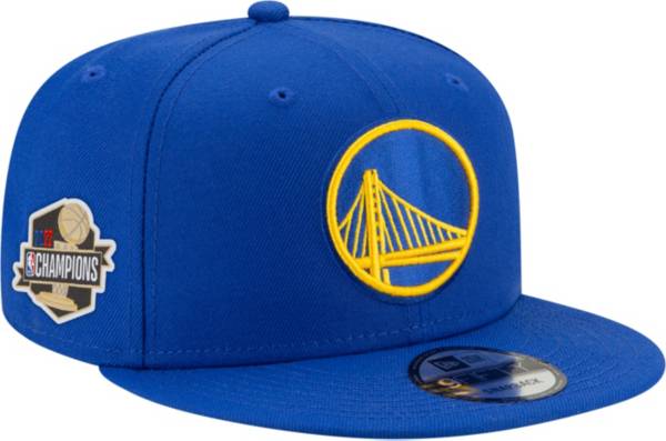New Era 2022 NBA Champions Golden State Warriors 9Fifty Side Patch Adjustable Snapback Hat