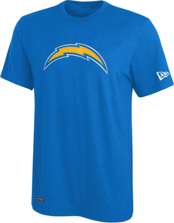 NFL Team Apparel Los Angeles Chargers Logo Light Blue T-Shirt