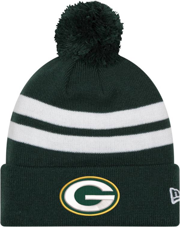 New Era Men's Green Bay Packers Stripe Green Knit product image