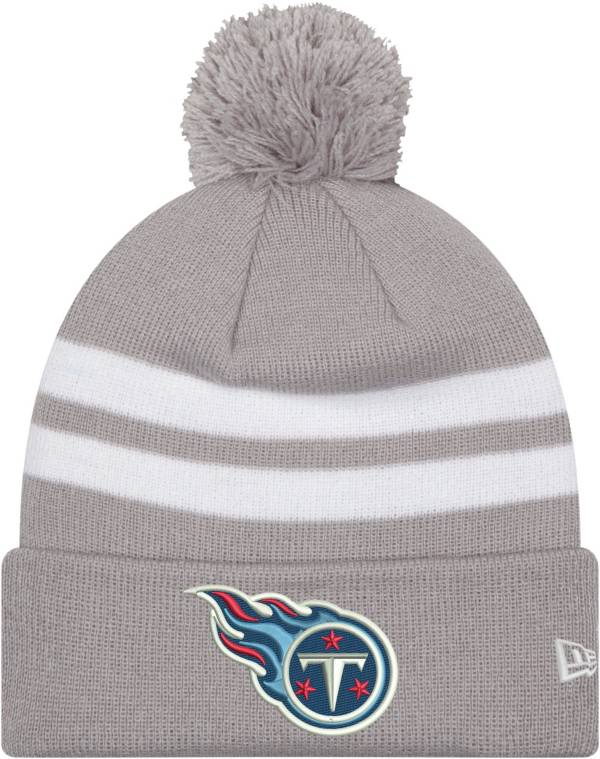 New Era Men's Tennessee Titans Stripe Grey Knit