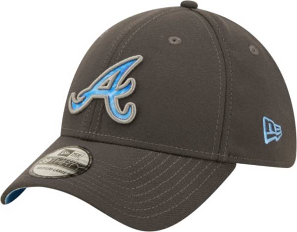 New Era Men's Father's Day '22 Atlanta Braves Dark Gray 39Thirty Stretch Fit Hat