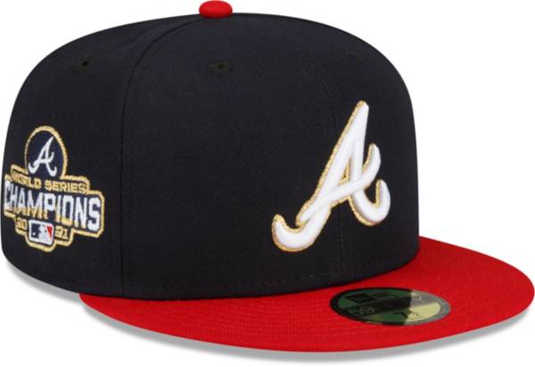 New Era Men's Atlanta Braves 2022 Gold Collection Navy 59Fifty Fitted Hat