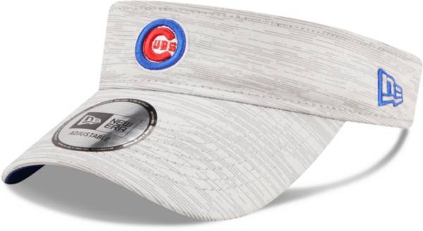 New Era Men's Chicago Cubs Blue Distinct Adjustable Visor