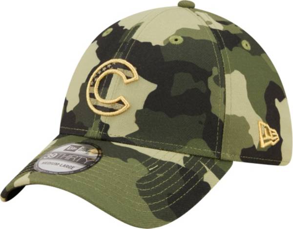 New Era Men's Armed Forces Day 2022 Chicago Cubs Camo 39Thirty Stretch Fit Hat