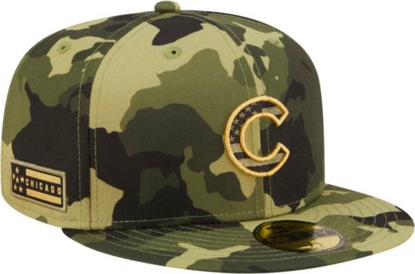 New Era Men's Armed Forces Day 2022 Chicago Cubs Camo 59Fifty City Fitted Hat