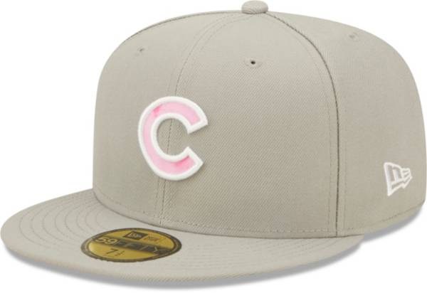 New Era Men's Mother's Day '22 Chicago Cubs Grey 59Fifty Fitted Hat
