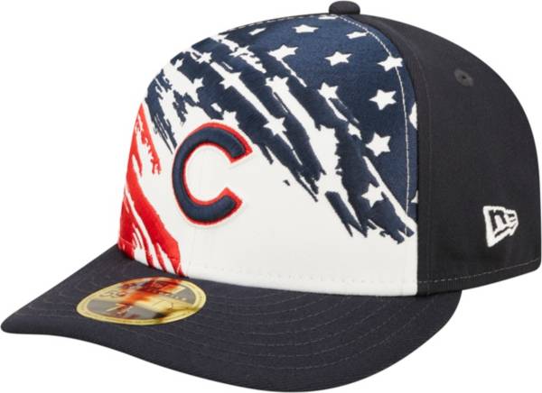 New Era Men's Fourth of July '22 Chicago Cubs Navy 59Fifty Low Profile Fitted Hat