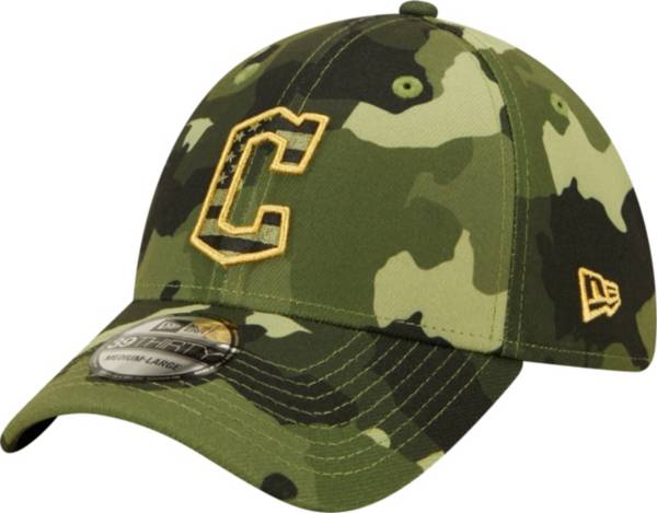 New Era Men's Armed Forces Day 2022 Cleveland Guardians Camo 39Thirty Stretch Fit Hat