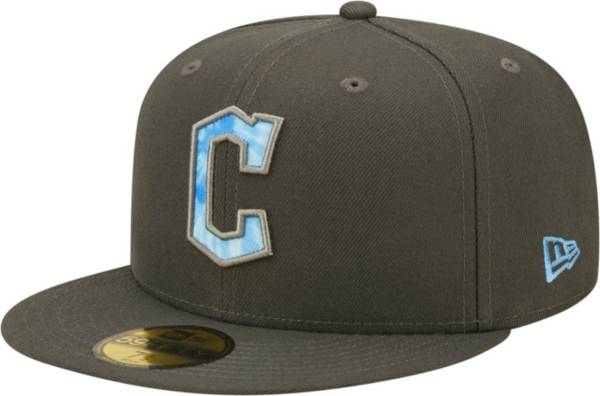 New Era Men's Father's Day '22 Cleveland Guardians Dark Gray 59Fifty Fitted Hat