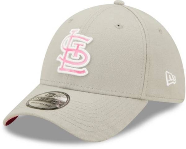 New Era Men's Mother's Day '22 St. Louis Cardinals Grey 39Thirty Stretch Fit Hat