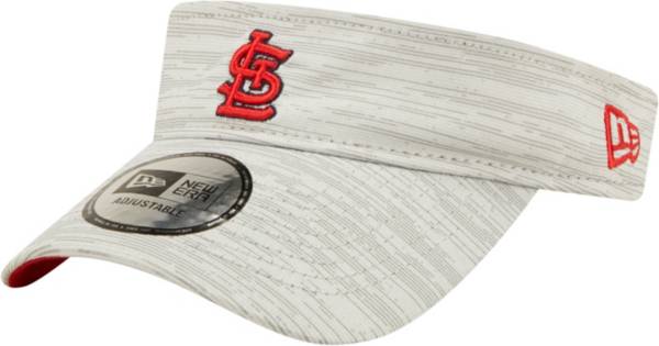 New Era Men's St. Louis Cardinals Gray Distinct Adjustable Visor