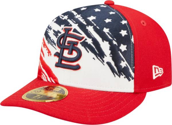 New Era Men's Fourth of July '22 St. Louis Cardinals Red 59Fifty Low Profile Fitted Hat