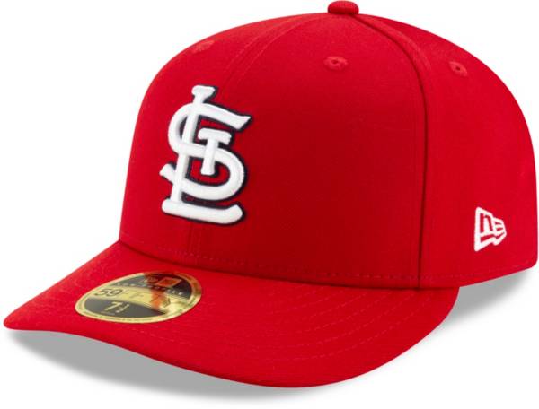 New Era Men's St. Louis Cardinals Red 59Fifty Authentic Collection Low Profile Fitted Hat