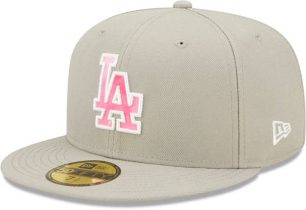 New Era Men's Mother's Day '22 Los Angeles Dodgers Grey 59Fifty Fitted Hat product image