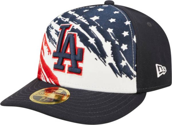New Era Men's Fourth of July '22 Los Angeles Dodgers Navy 59Fifty Low Profile Fitted Hat