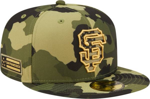 New Era Men's Armed Forces Day 2022 San Francisco Giants Camo 59Fifty City Fitted Hat