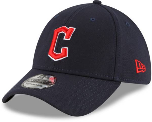 New Era Men's Cleveland Guardians Navy 39Thirty Stretch Fit Hat