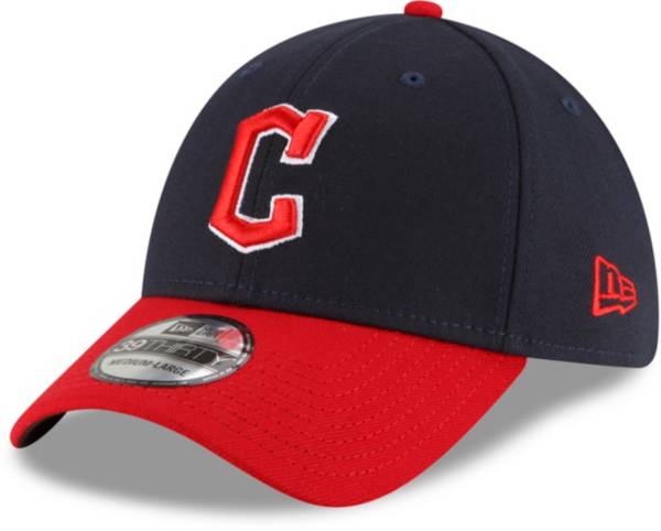New Era Men's Cleveland Guardians Navy 39Thirty Stretch Fit Hat