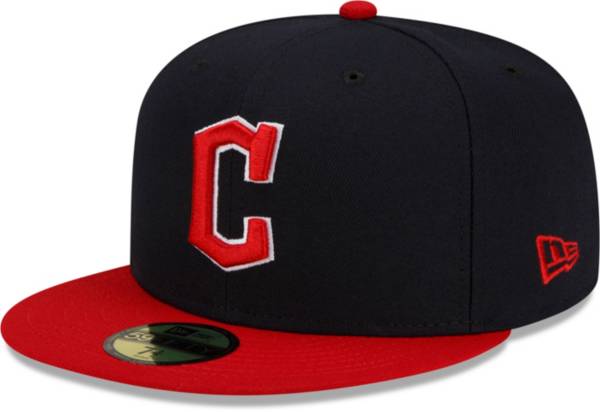 New Era Men's Cleveland Guardians Navy 59Fifty Authentic Collection Home Fitted Hat product image
