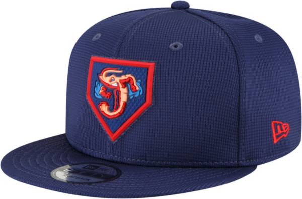 New Era Men's Jacksonville Jumbo Shrimp Navy 9Fifty Club Adjustable Hat