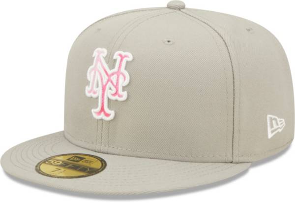 New Era Men's Mother's Day '22 New York Mets Grey 59Fifty Fitted Hat