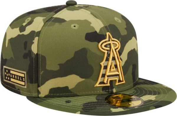 New Era Men's Armed Forces Day 2022 Los Angeles Angels Camo 59Fifty City Fitted Hat