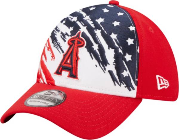 New Era Men's Fourth of July '22 Los Angeles Angels Red 39Thirty Stretch Fit Hat product image