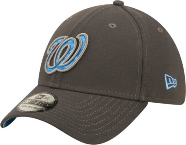 New Era Men's Father's Day '22 Washington Nationals Dark Gray 39Thirty Stretch Fit Hat