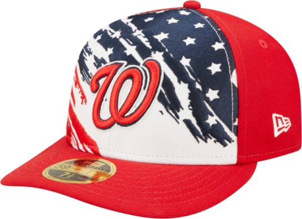 New Era Men's Fourth of July '22 Washington Nationals Red 59Fifty Low Profile Fitted Hat