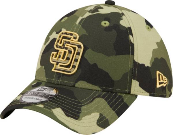 New Era Men's Armed Forces Day 2022 San Diego Padres Camo 39Thirty Stretch Fit Hat