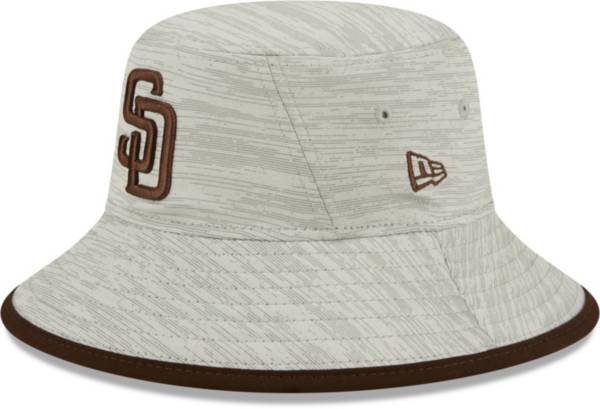 New Era Men's San Diego Padres Gray Distinct Bucket Hat