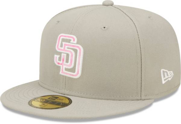 New Era Men's Mother's Day '22 San Diego Padres Grey 59Fifty Fitted Hat