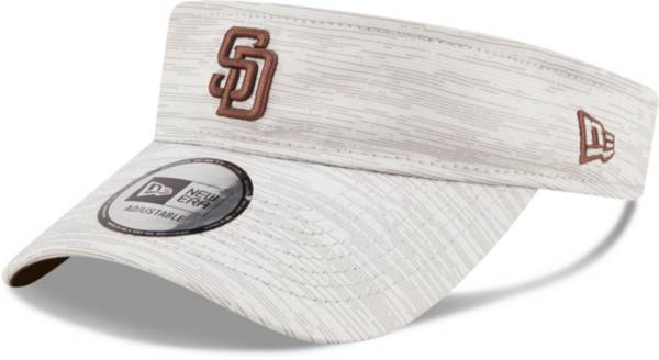 New Era Men's San Diego Padres Gray Distinct Adjustable Visor