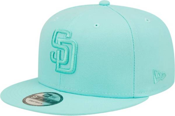 New Era Men's San Diego Padres Turquoise 9Fifty Adjustable Snapback Hat