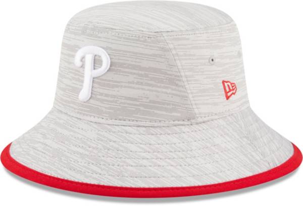 New Era Men's Philadelphia Phillies Gray Distinct Bucket Hat