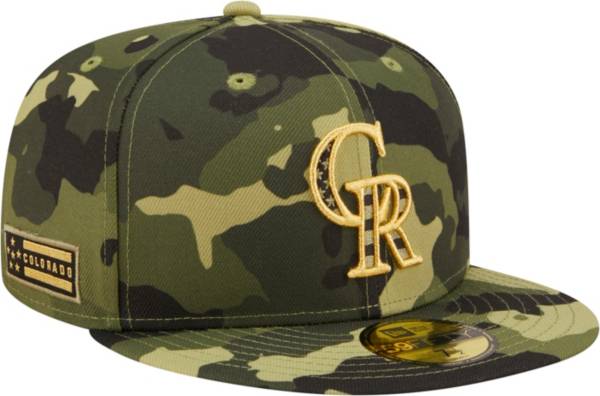 New Era Men's Armed Forces Day 2022 Colorado Rockies Camo 59Fifty City Fitted Hat