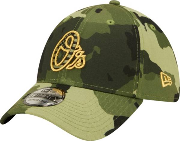 New Era Men's Armed Forces Day 2022 Baltimore Orioles Camo 39Thirty Stretch  Fit Hat