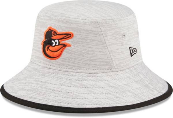 New Era Men's Baltimore Orioles Gray Distinct Bucket Hat