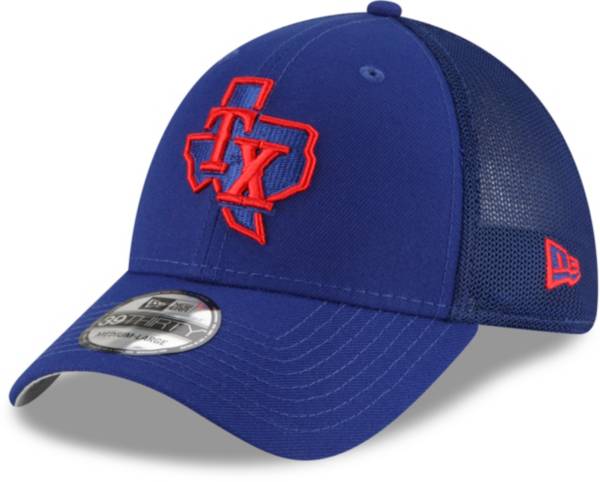 New Era Men's Texas Rangers Royal 39Thirty Ballpark Stretch Fit Hat