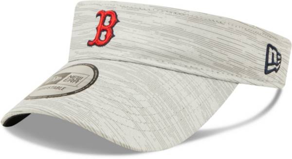 New Era Men's Boston Red Sox Gray Distinct Adjustable Visor