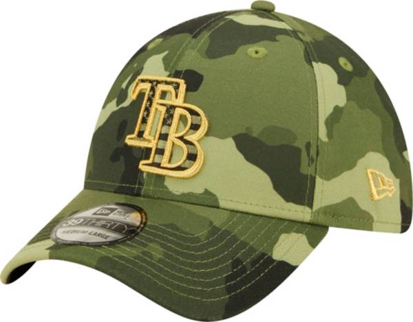 New Era Men's Armed Forces Day 2022 Tampa Bay Rays Camo 39Thirty Stretch Fit Hat